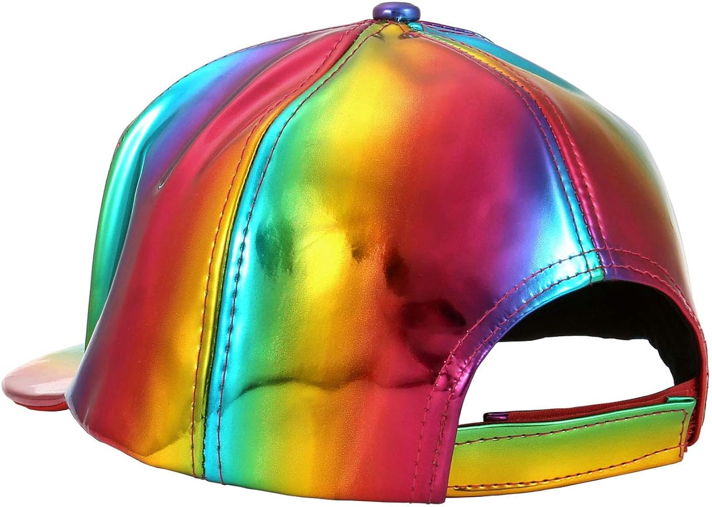 Casquettes de baseball holographiques brillantes, chapeau Hip Hop