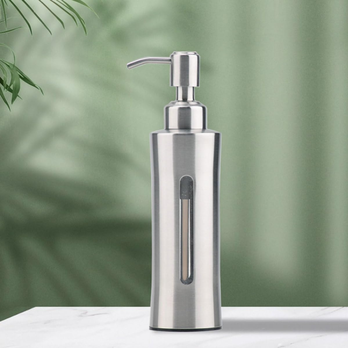 Dispenser Sapone Liquido in Acciaio Inox Argento Pompa