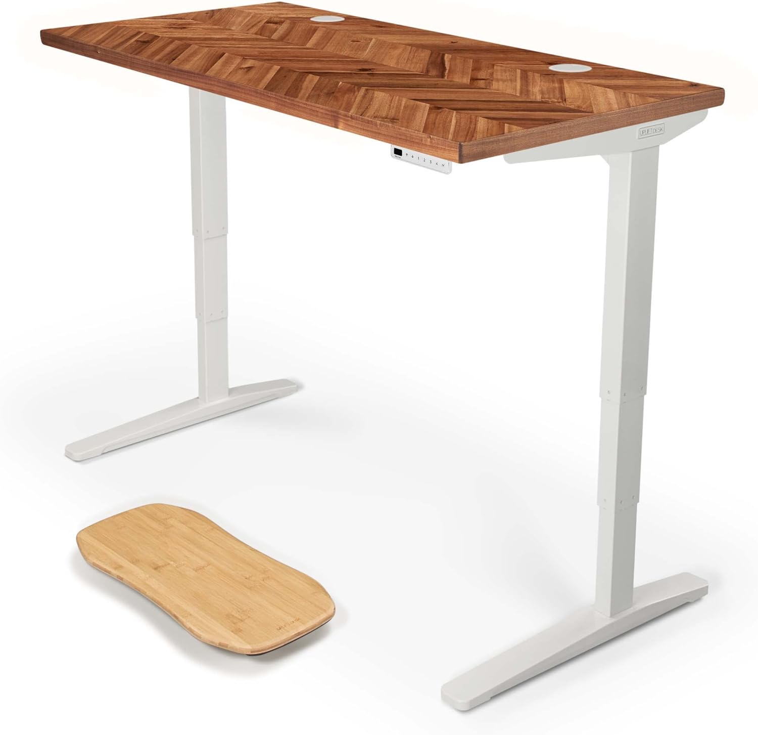 Uplift Desk Acacia Chevron Butcher Block (60 x 30 inch