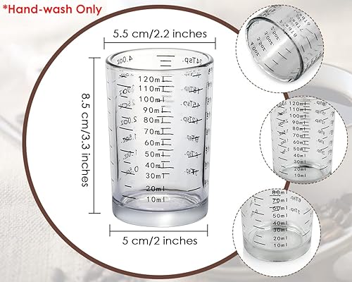 Miniatura 2 de DS. DISTINCTIVE STYLE Taza medidora de 30604.1 fl oz, 2 piezas, vaso medidor, con 4 tipos de escala de medición para líquido de pequeña cantidad