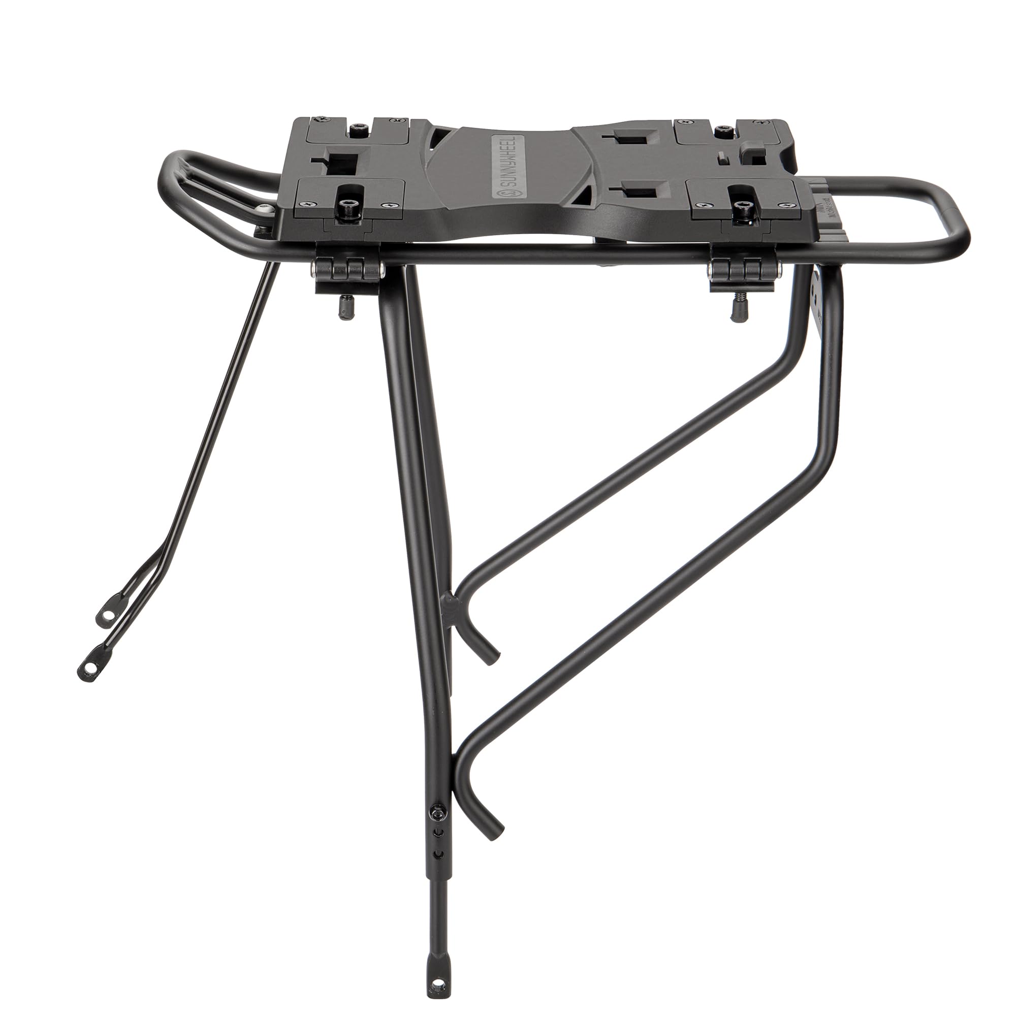 Top Case de vélo avec Plaque d'adaptation – Boîte à vélo avec poignée – Verrouillable et étanche – Grande capacité
