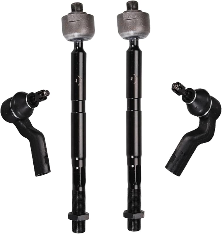 Kit de terminais de direção internos e externos dianteiros KDSA para Ford Focus, Escape e C-Max – 4 peças