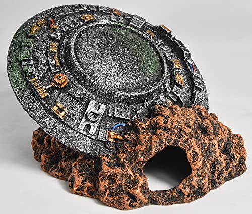 PTFJZ Aquarium Decorations-UFO Fish Tank Accessories for Betta Hide Flying