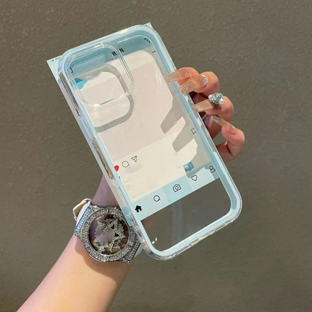 Coque de luxe iPhone 15 Pro Max transparente et antichoc - 4