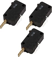 Vista 1 de Paquete de 3 interruptores de puerta de microondas W10269458 de repuesto para KitchenAid KMHS120EBS1 – Compatible con interruptor de puerta W10269458