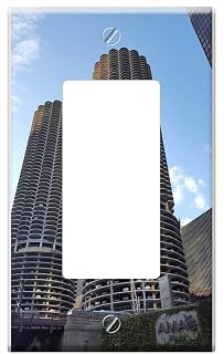 Switch Plate Single Rocker/GFCI - Parking Chicago Building Architecture City