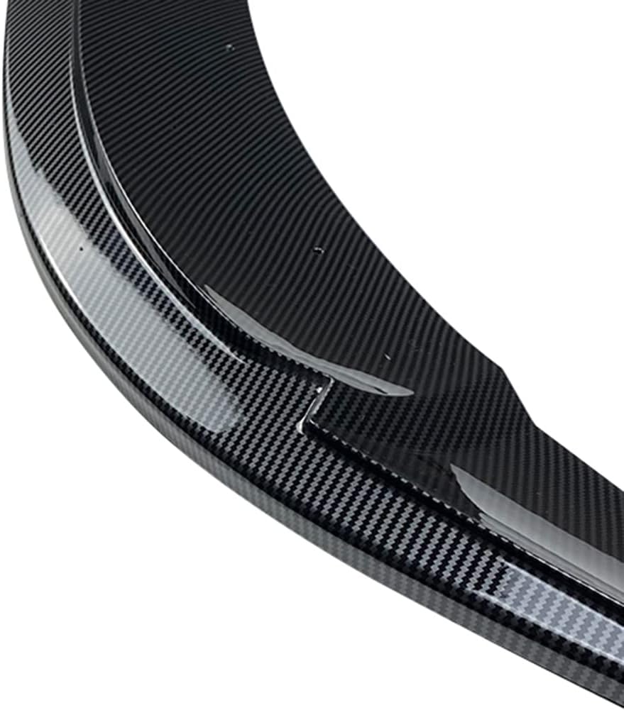 SIKUAI Front Bumper Lip Splitter Spoiler Protection, Bumper Lip Wing Protector Trim Car Body Kit For Mercedes Benz CLA Class C117 CLA200 260 CLA45 2013-2015 (Carbon Fiber Style)