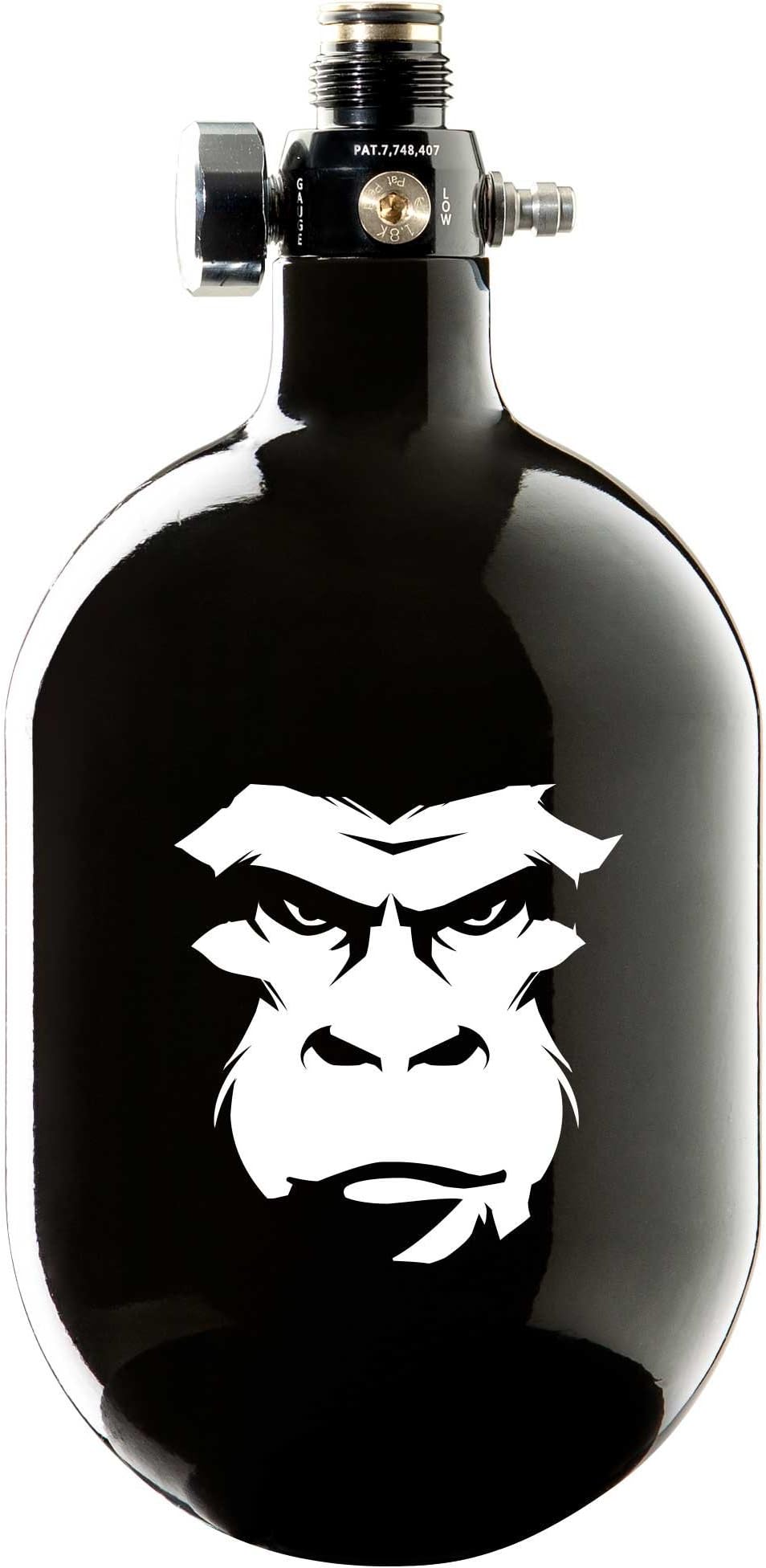 Tiberius Guerrilla Air 48ci Round P3 Paintball Tank - Black