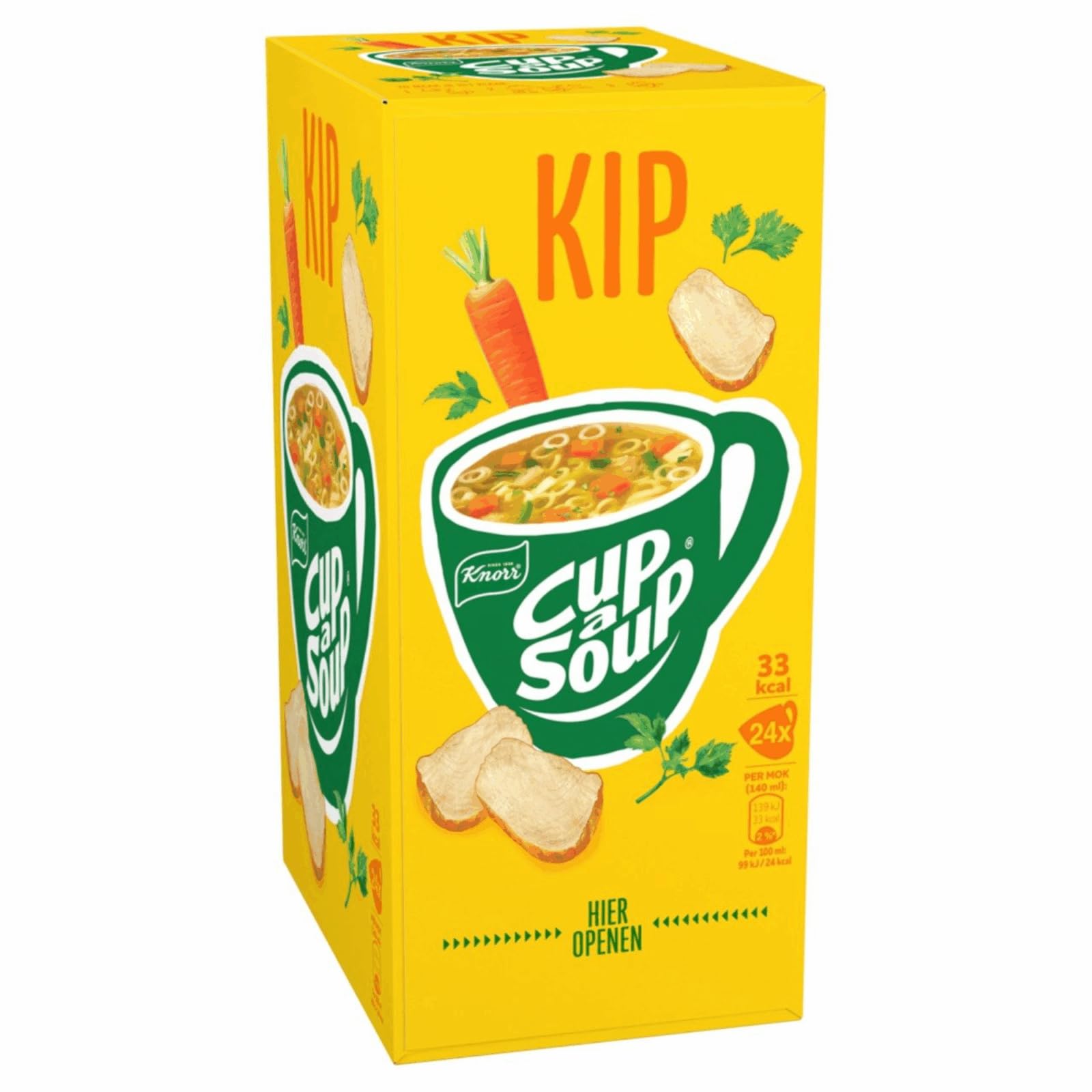 Cup-a-Soup Unox kip 140 ml | Doos a 24 portie