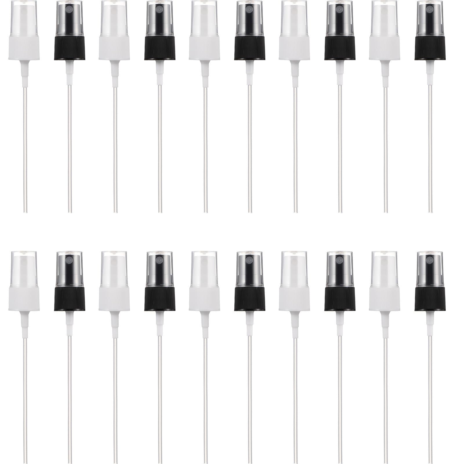 Parti di Ricambio per Spruzzatori 20 Pezzi Ugelli Atomizzanti da 18 MM, Tappi Spray per Flaconi Spray, Compatibili Erogatori per Profumi e Prodotti per Chioma
