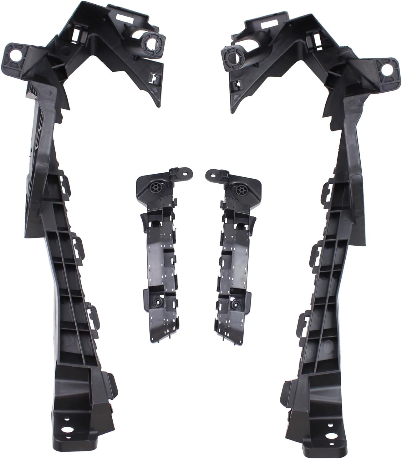 Front Left Right Side Bumper Bracket and Headlight Hold Mount Support Retainer Kit for Honda CR-V 2015-2016