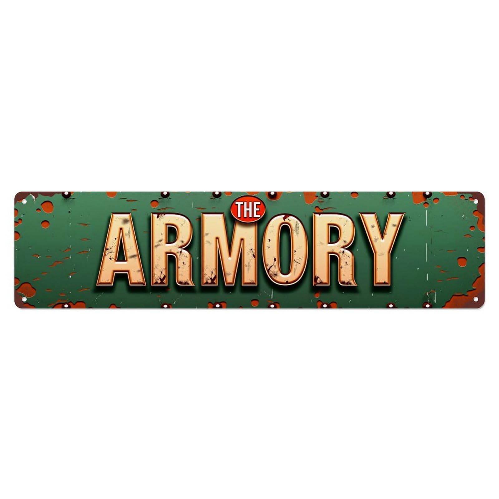Jdyaojiesheng Vintage Rusty Metal Sign With Bold Letters Tin Sign Retro Metal Wall Decor Metal Poster, Home Bar Garage Farmhouse Cafe Wall Art Decoration 4X16inch
