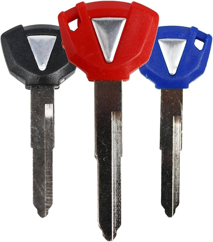 Blank Blade Uncut Key Motorcycle Key Uncut Replacement for Kawa