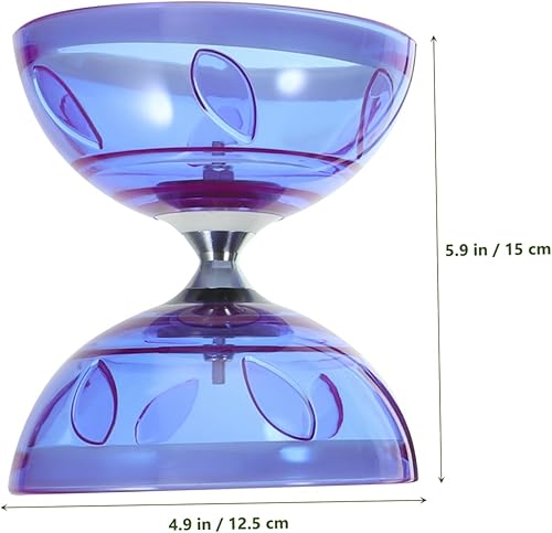 Miniatura 2 de BRIGHTFUFU 1 Set Diabolo Kid Toys Ball Bearings Purple Outfit Juggling Toy for Blue Suit Flying Toy Kids Playset Childrens Toys Kids Suit Yoyo