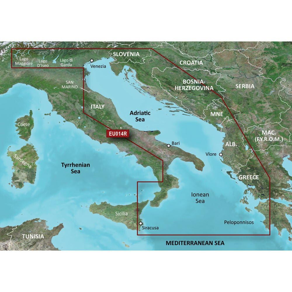 Garmin HXEU014R - Italy, Adriatic Sea, 010-C0772-20