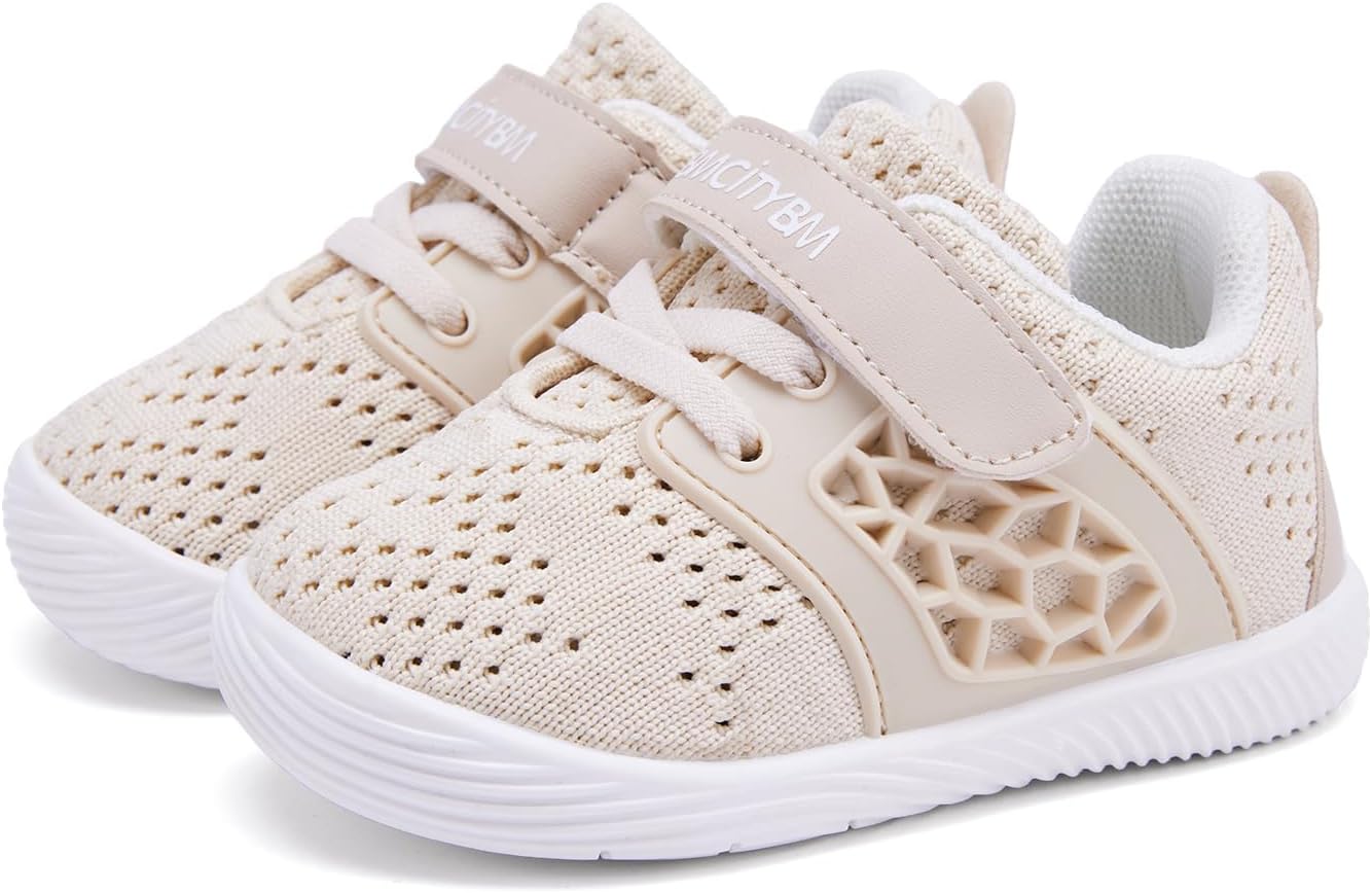BMCiTYBM Baby Boy Girl Shoes Breathable Mesh Walking Shoes Lightweight Non-Slip Sneakers Infant First Walkers 6 9 12 18 24 Month