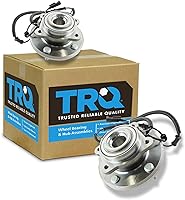 Vista 168 de Conjunto de buje y rodamiento de rueda trasera izquierda y derecha TRQ 2 piezas Compatible con Mazda CX-9 2007-2015 Todo Tracción