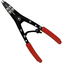 38700 Spindle Snap Ring Pliers External, 10" Large Snap Ring Pliers Heavy Duty Circlip Pliers Car Repair Tools Kit for for Ford SD Uninstall Remove Tools with Ratchet Locking 2026 Upgraded Red
