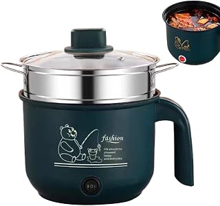 Olla Eléctrica Para Fondue Y Ramen,Olla Eléctrica Portátil-Utensilios De Cocina Multiusos Para Casa Pareja Hijos Familia Amigos Acampadas Pesca