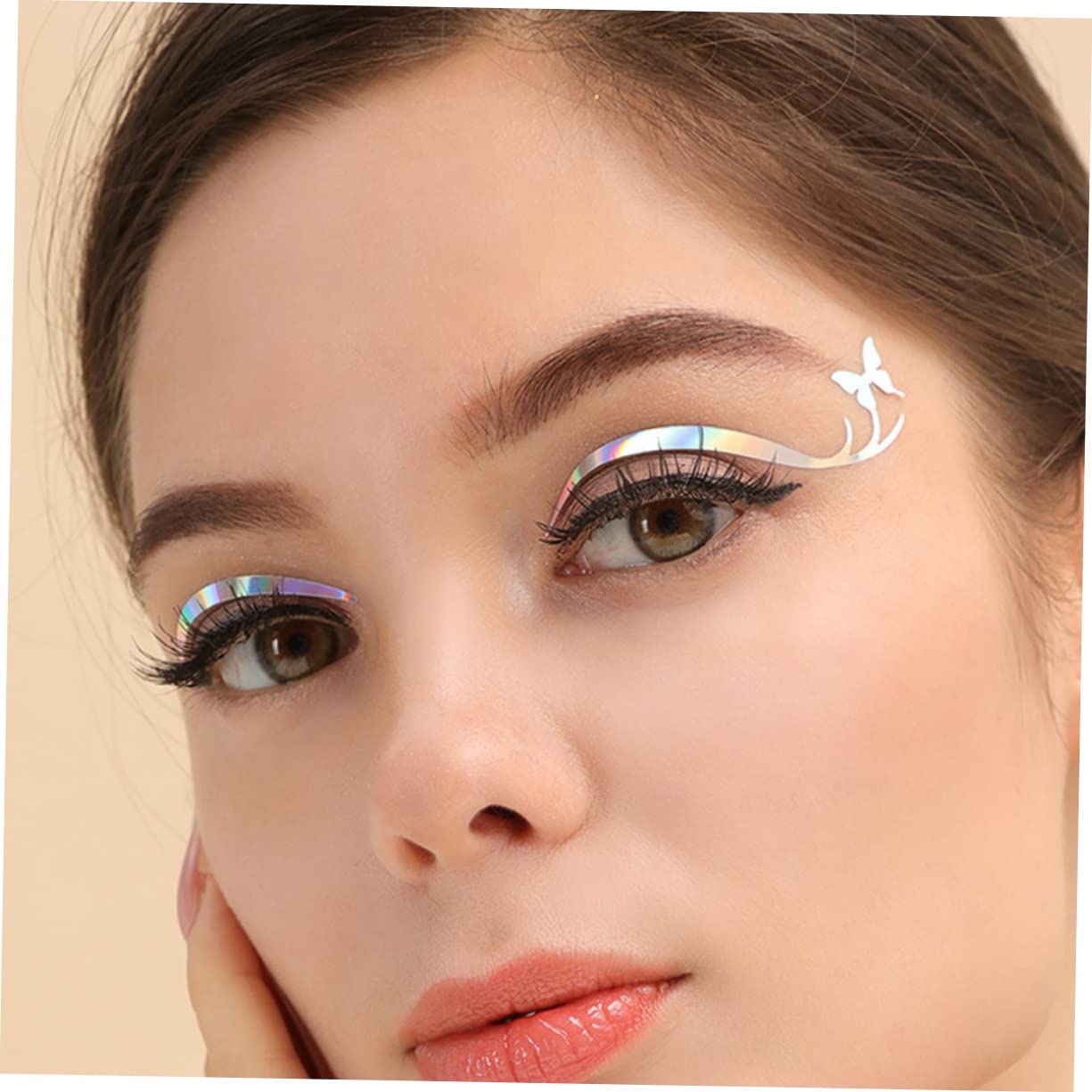 Didiseaon 18fogli Adesivi Per Stickers Per Ombretto e Eyeliner Decorativi Makeup Temporanei Per Cosplay e Speciali