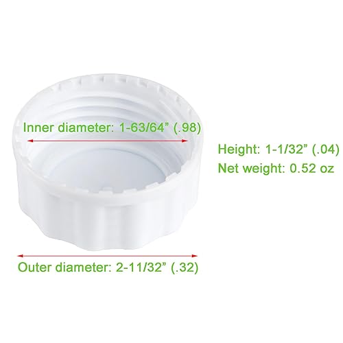 Miniatura 4 de (8 unidades) tapas de botella de viaje compatibles con botellas de Avent, tapas de botella de repuesto blancas