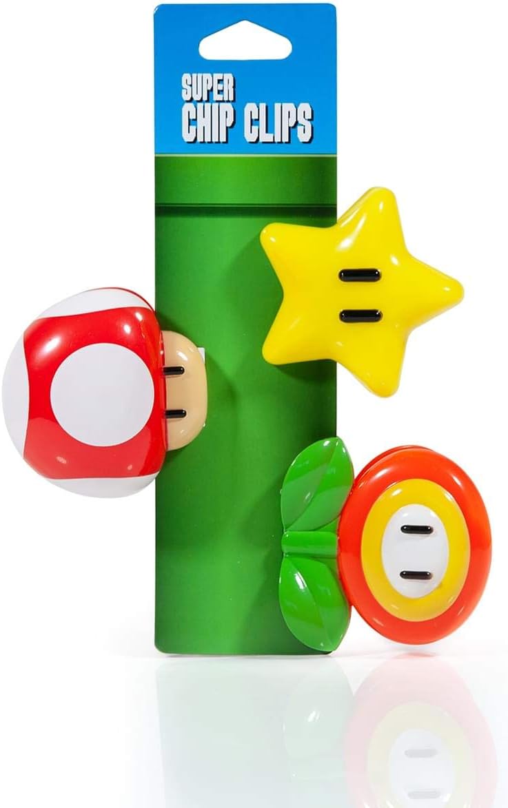 Mario Brothers Chip Clips