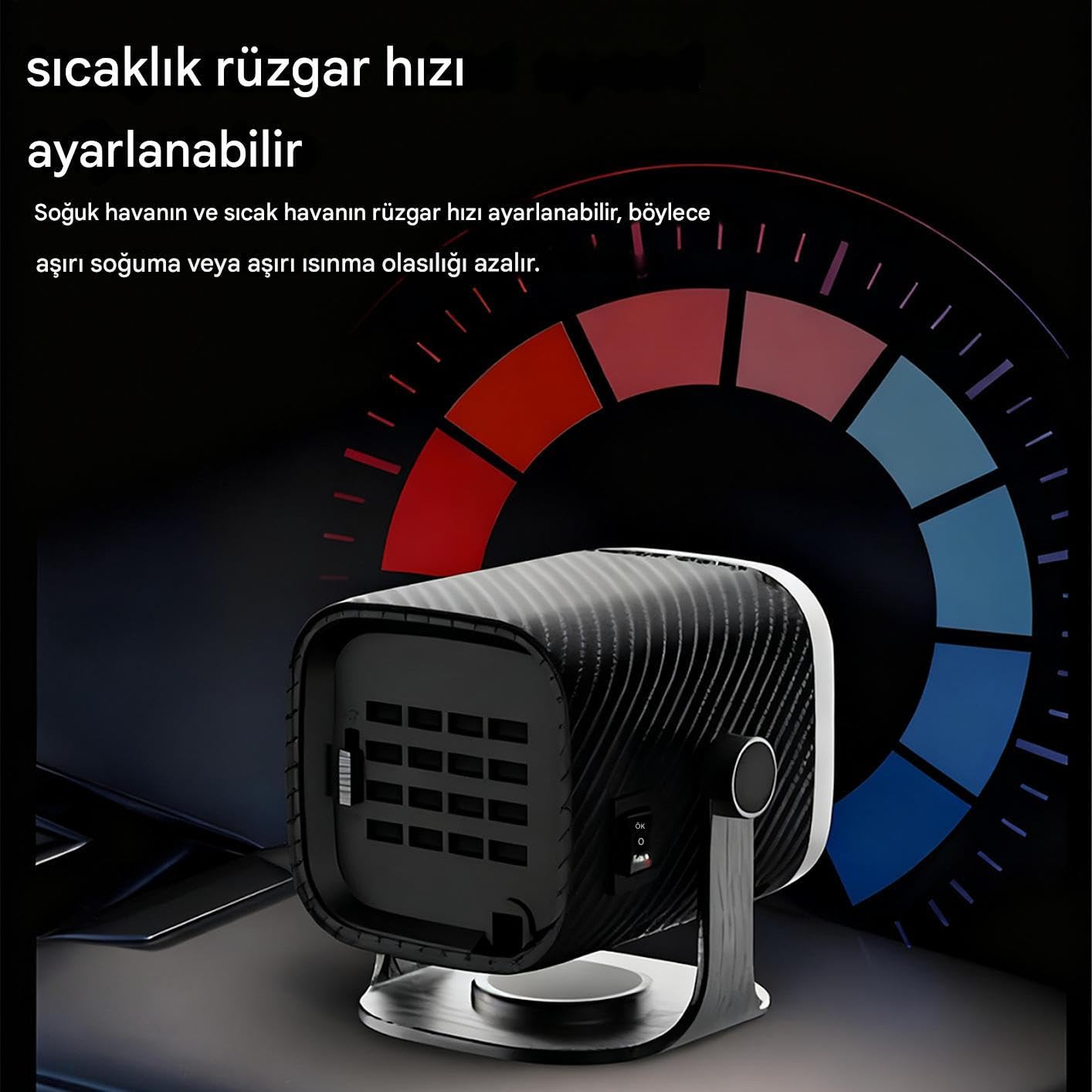 Araçlar İçin Araba Isıtıcıları | 2 Si 1 Araç Buz Çözücü Fan | Tak Çalıştır Hızlı Ön Cam Isıtıcısı,Kış Soğuk Hava için Kamyon ve SUV Araçları Cam Buhar Giderici Isıtma ve Soğutma
