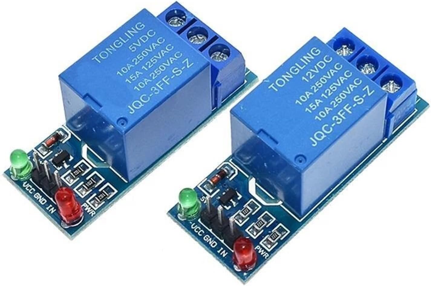 5V 12V Low Level Trigger 1 Channel Relay Module Interface Board Shield for(OneColor)