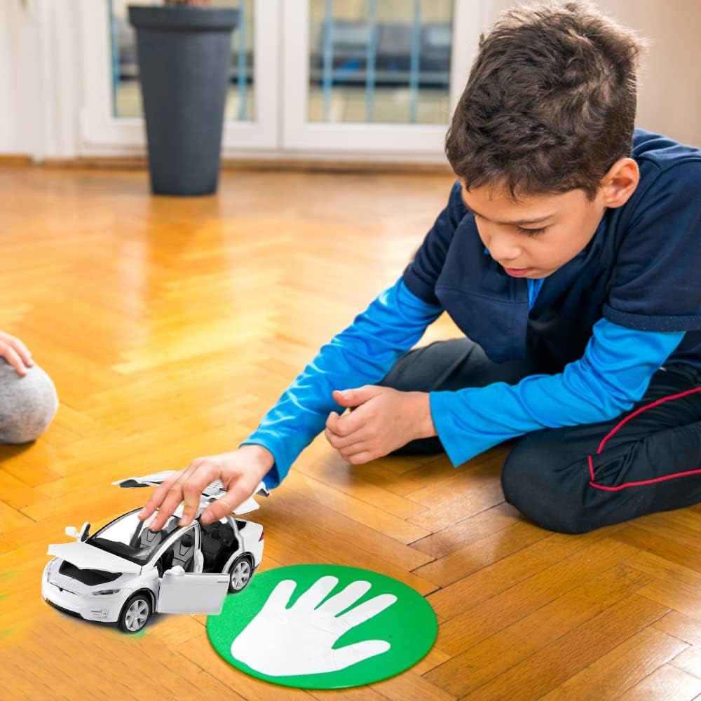 1:32 Scale Model X Alloy Car Model Diecast Toy Vehicles for Kids,Pull Back Alloy Car with Lights and Music, Mini Vehicles Toys for Kids Gift, Children Birthday Gift (White) 3