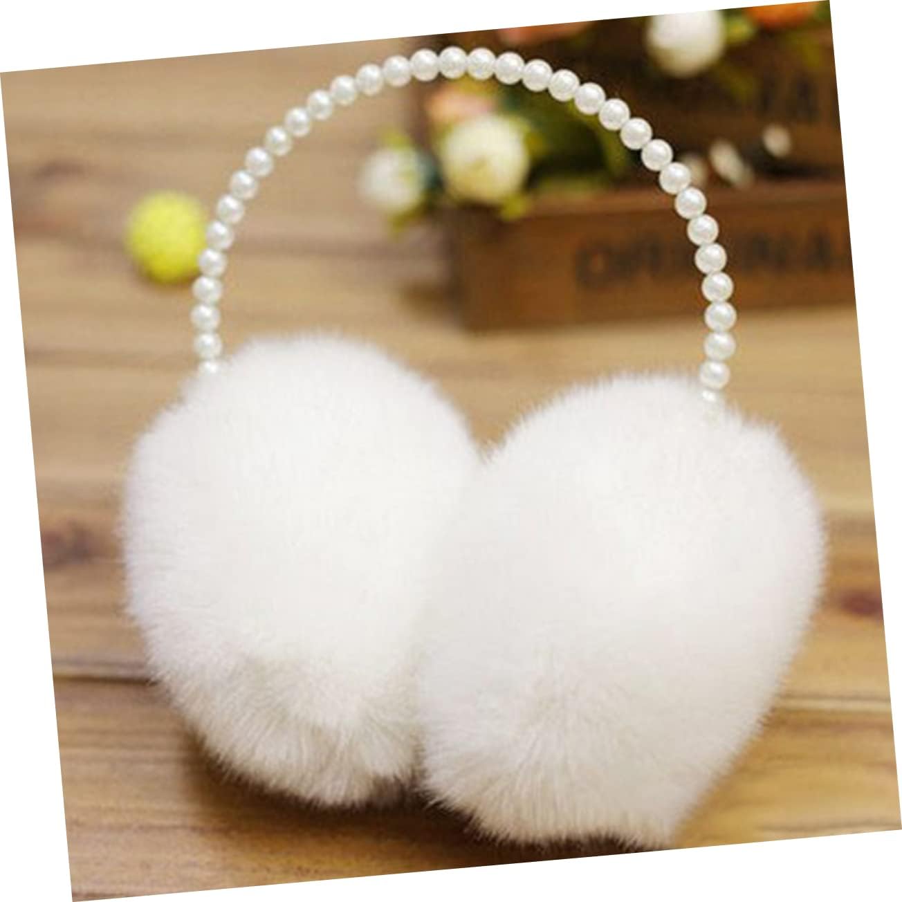 Didiseaon 2pcs Earmuffs for Girls Plush Ear Covers Cute Design Ear for Outdoor Activities for Cold Weather and Adventures