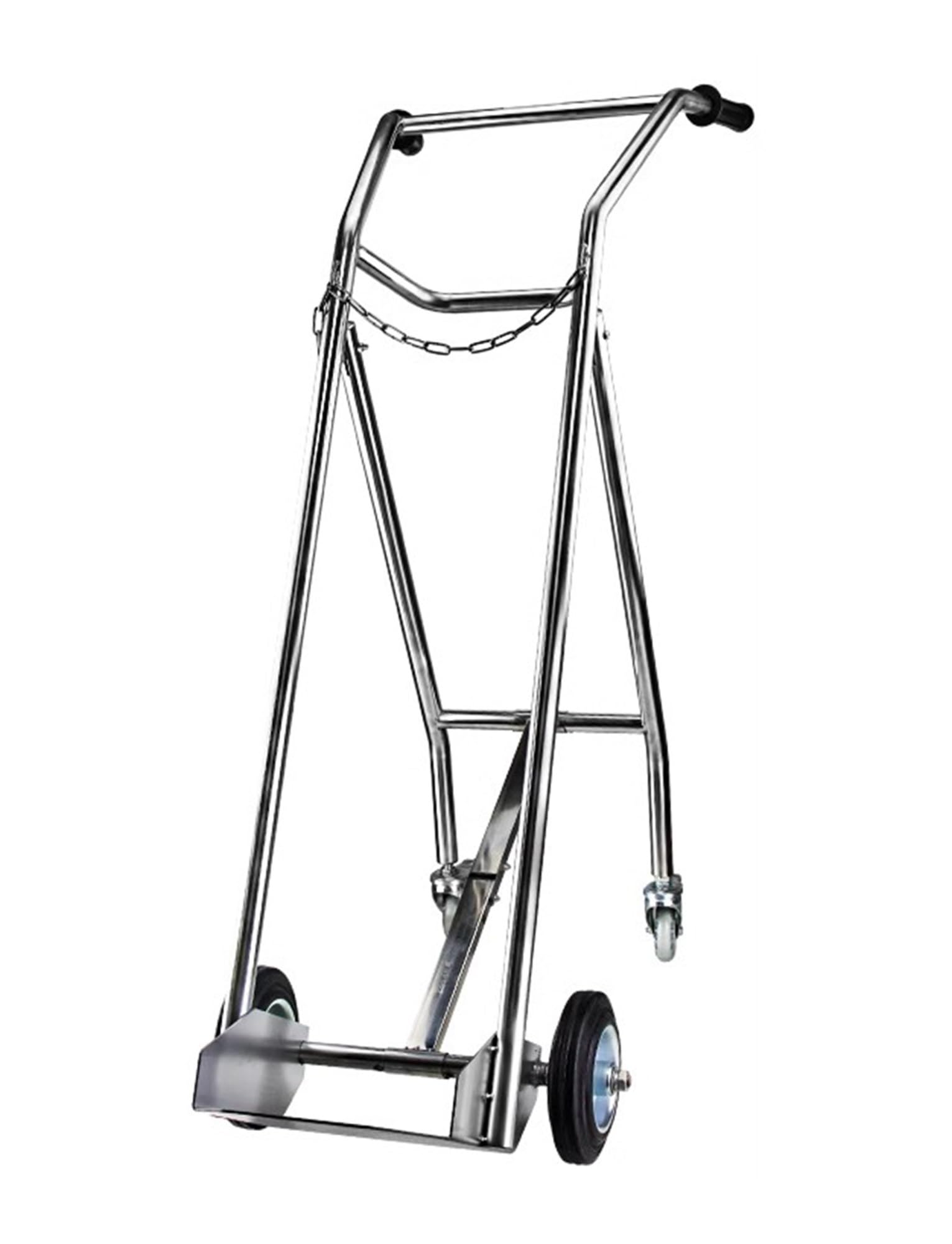 Genérico Carretilla for Cilindros de Gas de 40 l, Carretilla for Cilindros de propano con 4 Ruedas, Carretilla Manual for Cilindros de Gas con Cadena de Seguridad for Laboratorio de fábrica