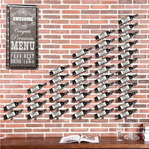 Support de rangement pour bouteilles de vin gain de place mural