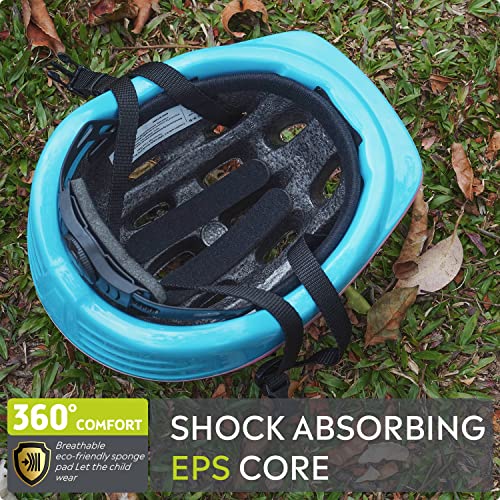 Outdoormaster Toddler Kids Bike Helmet - Multi-Sport 2 Sizes Adjustable Safety Helmet For Children (Age 3-11), 14 Vents For Kids Skating Cycling Scooter - Unicorn,S #TOP4