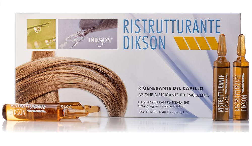 Dikson Muster Dikson Ristrutturante Ampułki 12X12 ml, Standardowy, Pojedynczy