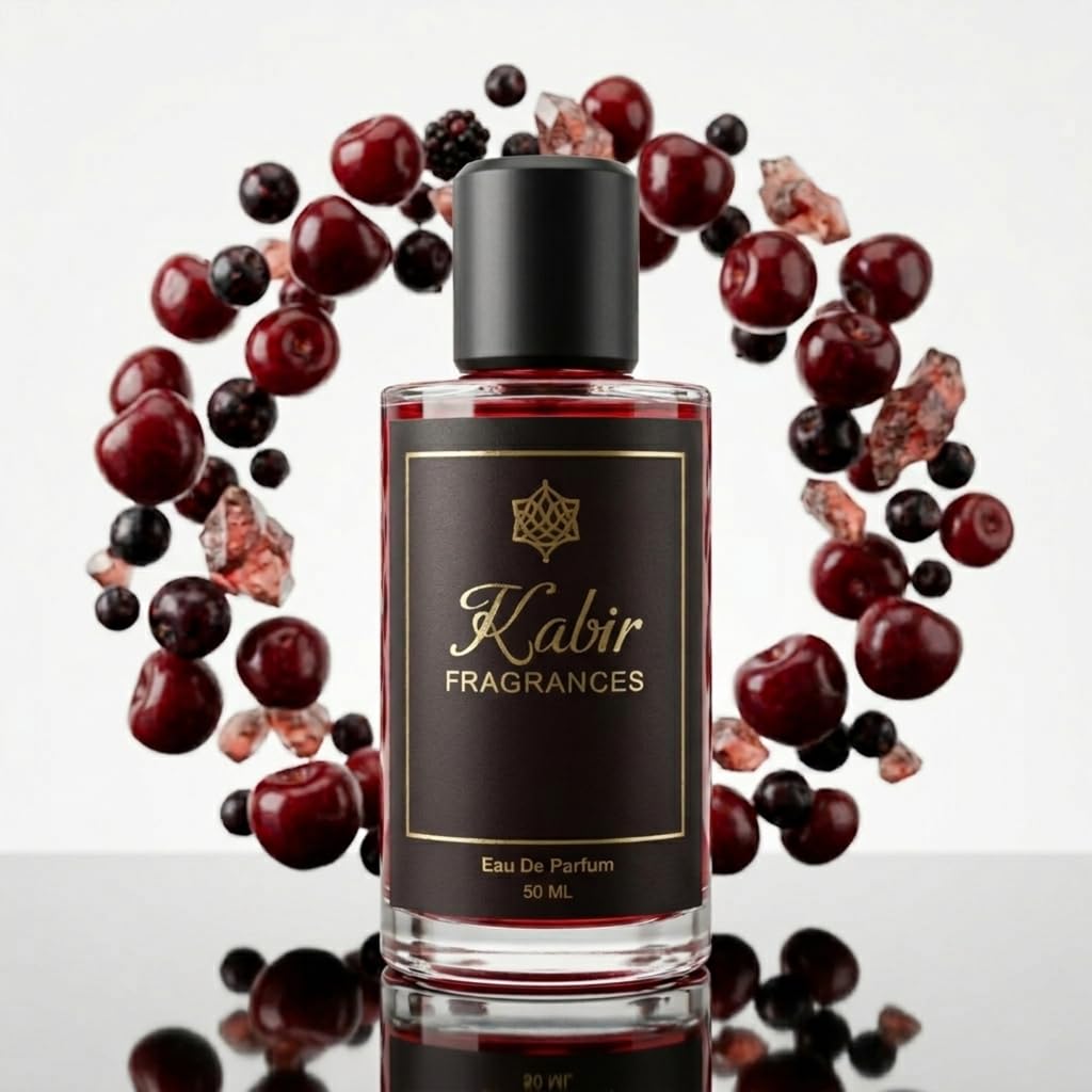 Vampire Kiss Eau de Parfum by Kabir Fragrances - Inspired by Vampire Blood - Unisex Dark Berry Fruity Floral Scent with Strawberry Jasmine Plum Notes (50 ML)-image-24