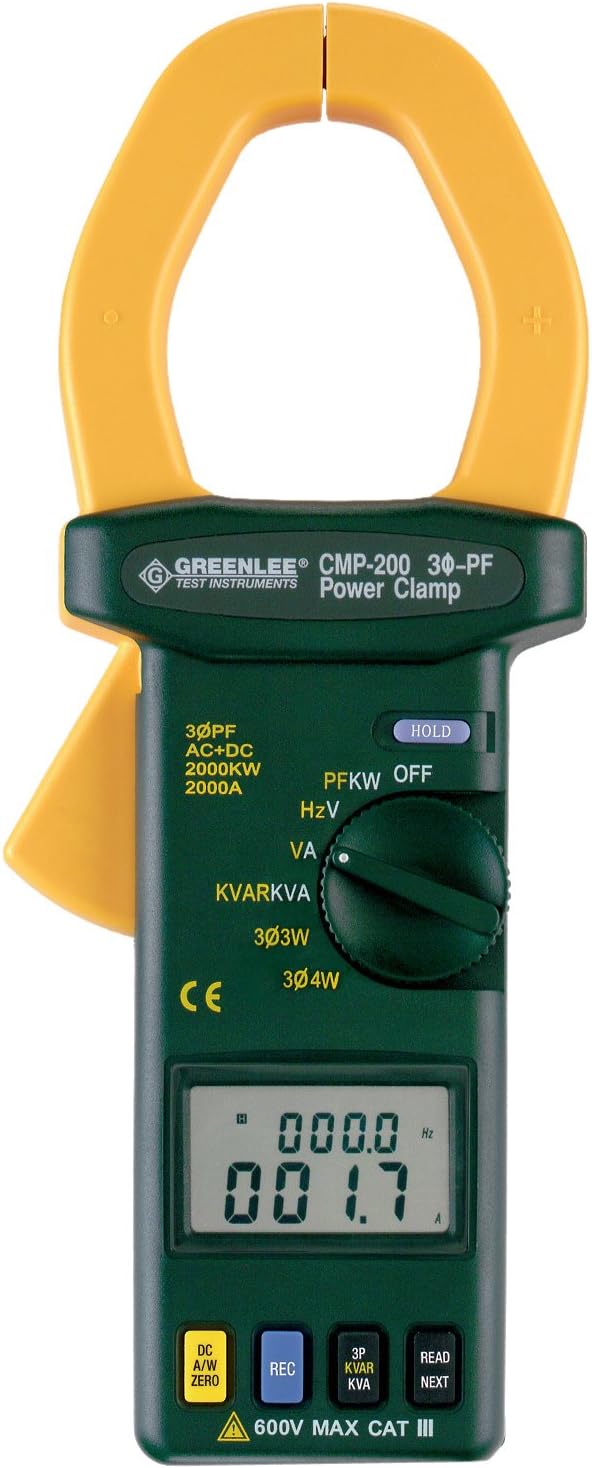 Clampmeter-Trms 2000A Pwr Fact, Elec Test Instruments (CMP-200)