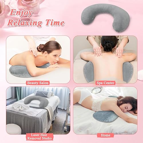 Miniatura 6 de Almohada de pecho para mesa de masaje, almohada de masaje para dormir, masaje de cuña, almohada de pecho para dormir boca abajo almohada de apoyo