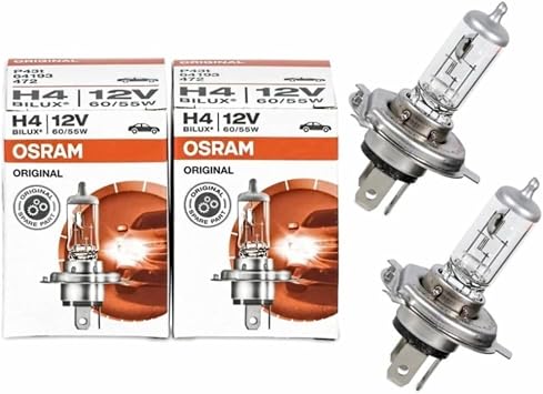Osram 12v H4 Headlight Bulb 2 Pieces 64193 2x