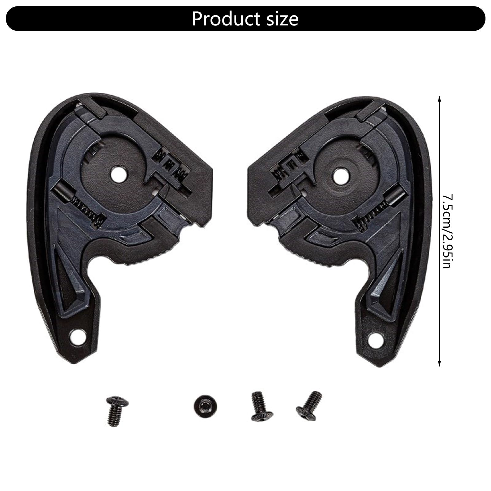 Lot de 2 adaptateurs de fixation de base pour casques de moto HJC C10 Comfort&Styles
