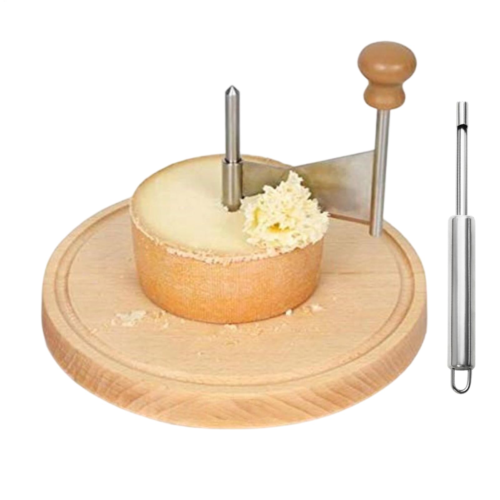 Rueda rizadora de queso cortadora de chocolate manual y antióxido para cafetería