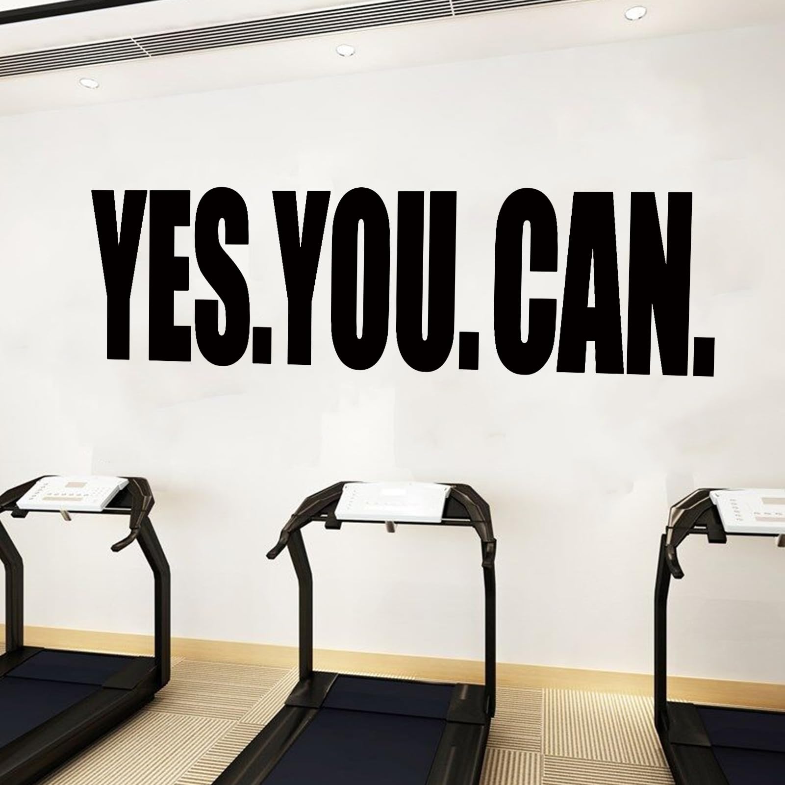 Autocollant mural citation inspirante pour classe et salon