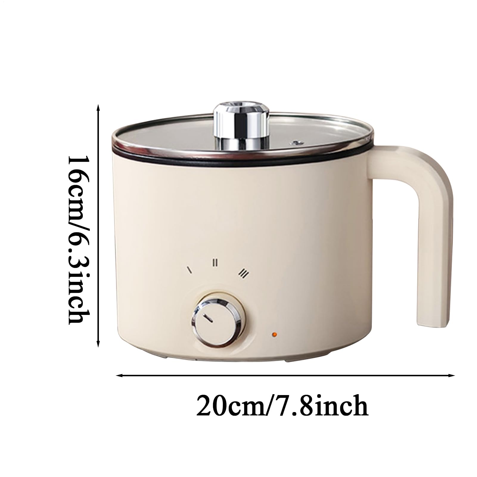 Casserole électrique pour nouilles - Multi-cuiseur personnel - Chaudron électrique pour faire fondre la,Pour étudiants, pâtes, soupe, steak, flocons d'avoine, appartement, dortoir