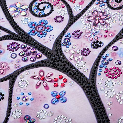 Leeofty DIY 5D Pintura Diamante Kits DIY Broca Pintura Diamante Needlework Pintura De Cristal Strass
