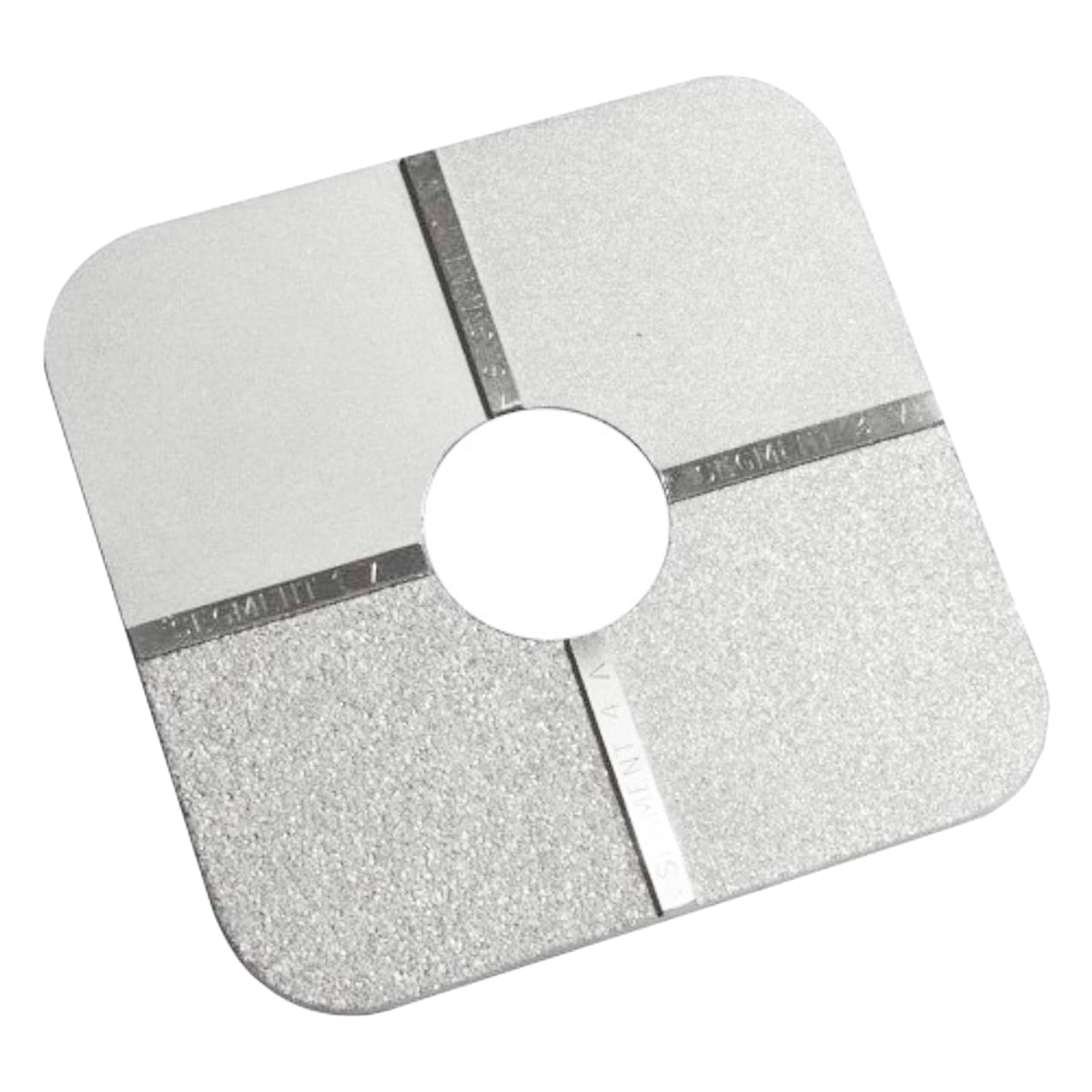Set di Comparatori di Rugosità Superficiale, Campioni di Rugosità per Sabbiatura Graniglia Sferica E Angolare, Blocchi di Prova 25-100 μm con Custodia, per La Produzione di Grit