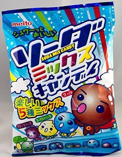 Soda Candy 5 Flavored Mix [Japan Import] by Meito