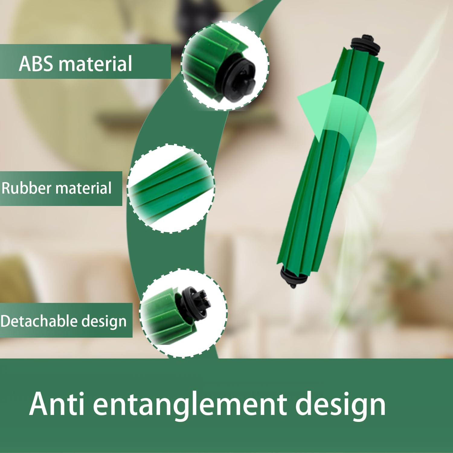 22 Packs Accessories Kit Compatible with iRobot Roomba Plus 505/405 Combo Vacuum Cleaner, Replacement Parts Include 1 Main Brush, 6 Side Brush, 4 Dust Bags, 6 Mop Clothes, 4 Hepa Filter, 1 Clean Tool