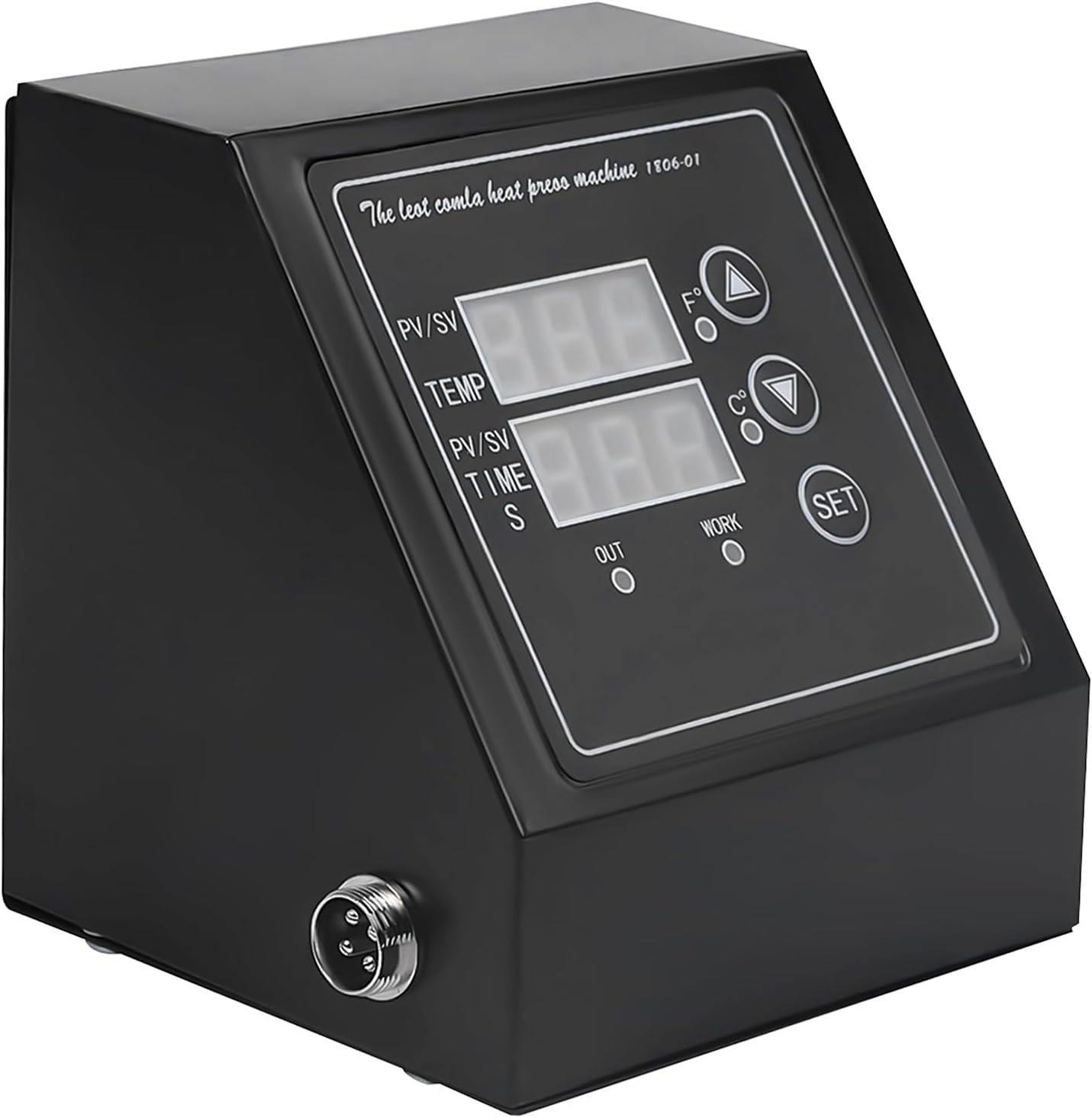 K Type Heat Press Control Box 110V Heat Press Replacement Parts with Time & Temperature LED Display for T-Shirts/Mug/Plate/Cap/Cup