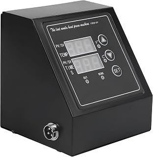 K Type Heat Press Control Box 110V Heat Press Replacement Parts with Time & Temperature LED Display for T-Shirts/Mug/Plate/Cap/Cup