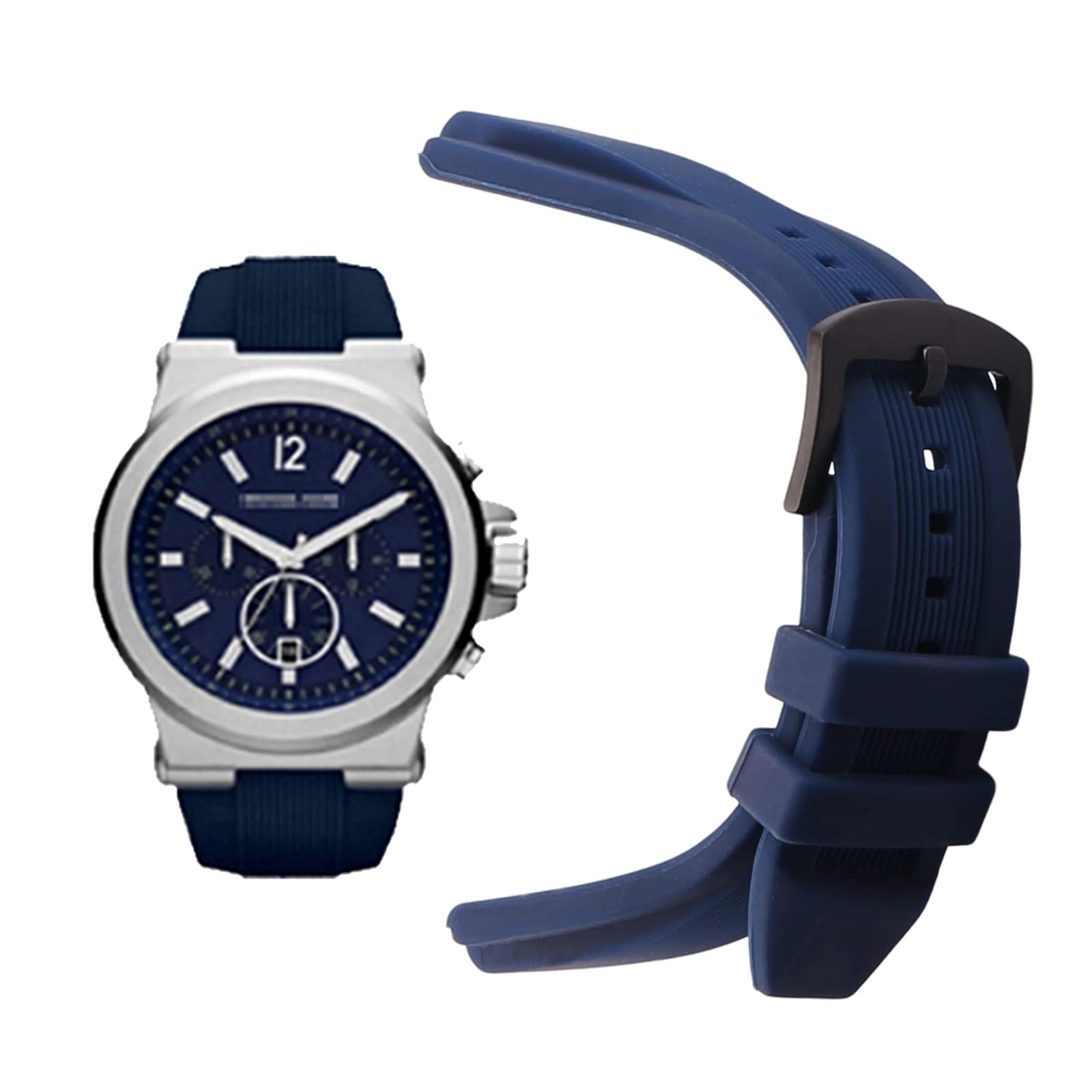 Męski silikonowy pasek do zegarka kompatybilny z Michael Kors MK8152 MK8406 MK9019 MK9026 MK8382 Outdoor Sports gumowa opaska damska klamra