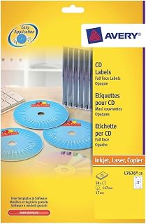 Avery CD-/DVD-Etiketten (für Laserdrucker)